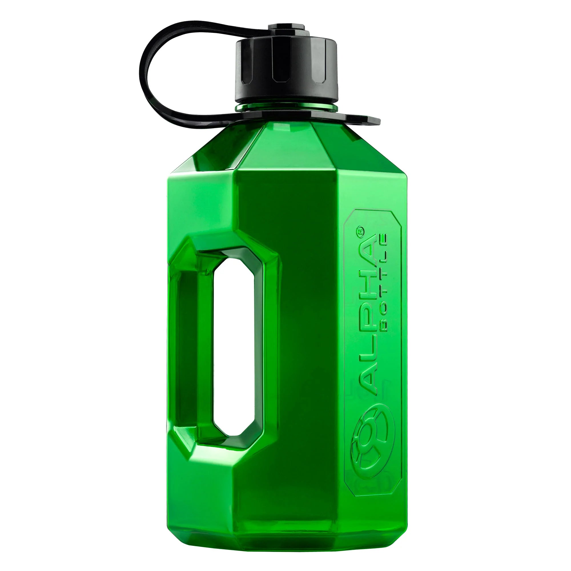 Alpha Bottle XXL - 2400ml Water Jug/Gym Bottle - BPA Free (Smoke Black)