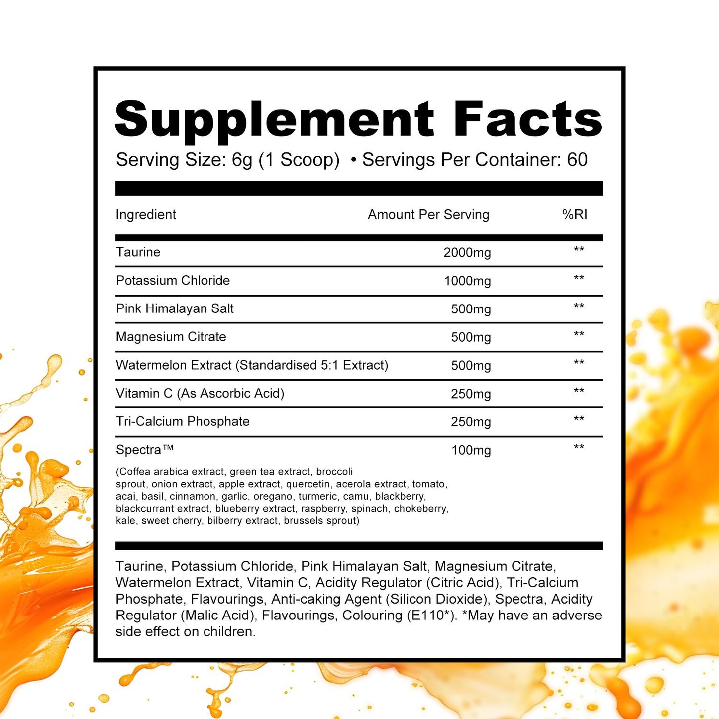 1 Source Supps Hydrate1 360g