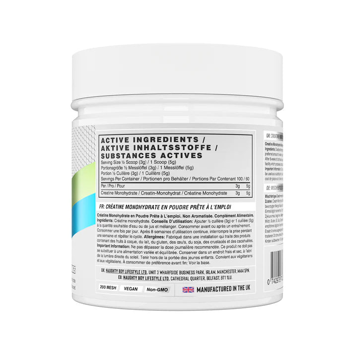 Naughty Boy Creatine Monohydrate 450g