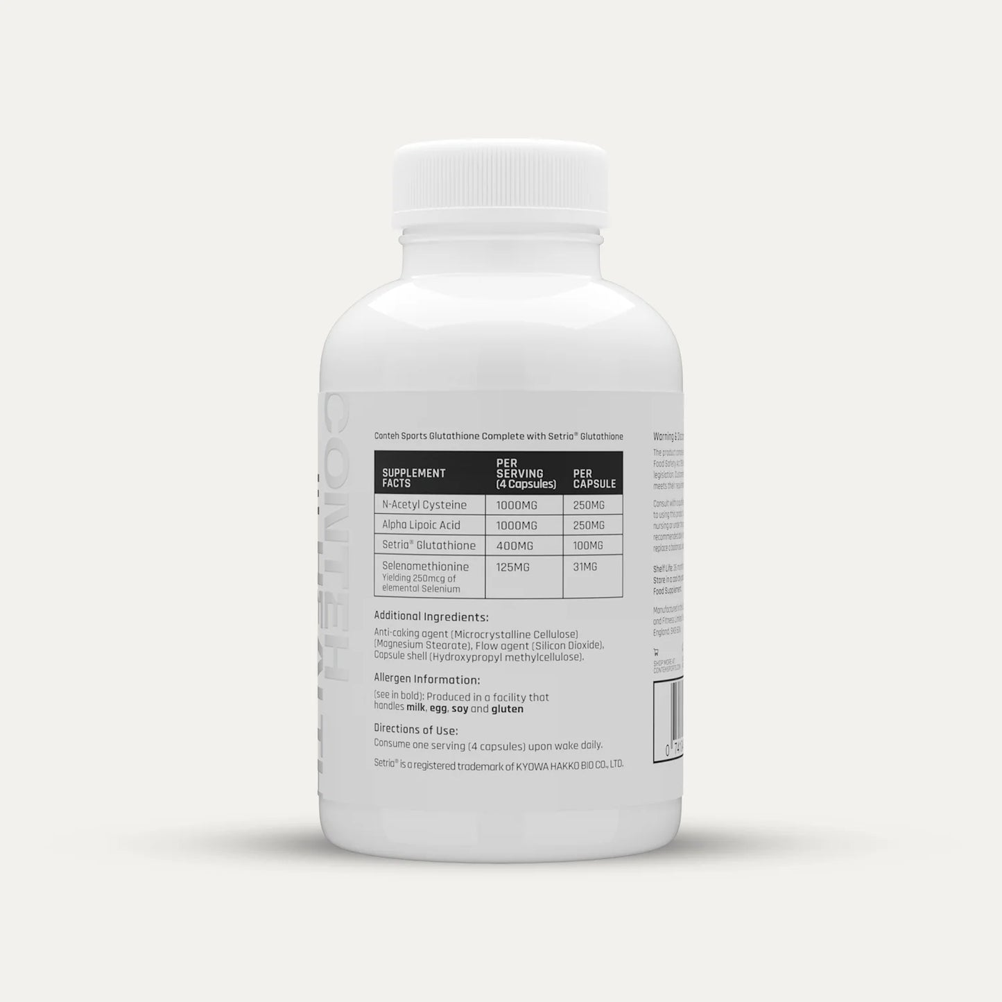 Conteh Sports Glutathione Complete 120 caps