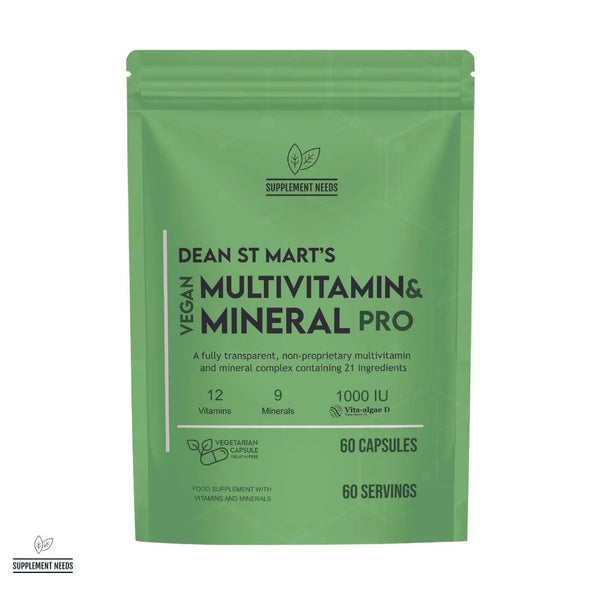 Supplement Needs Vegan Multivitamin and Mineral Pro 60 caps