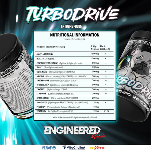 Engineered Muscle TurboDrive 210g