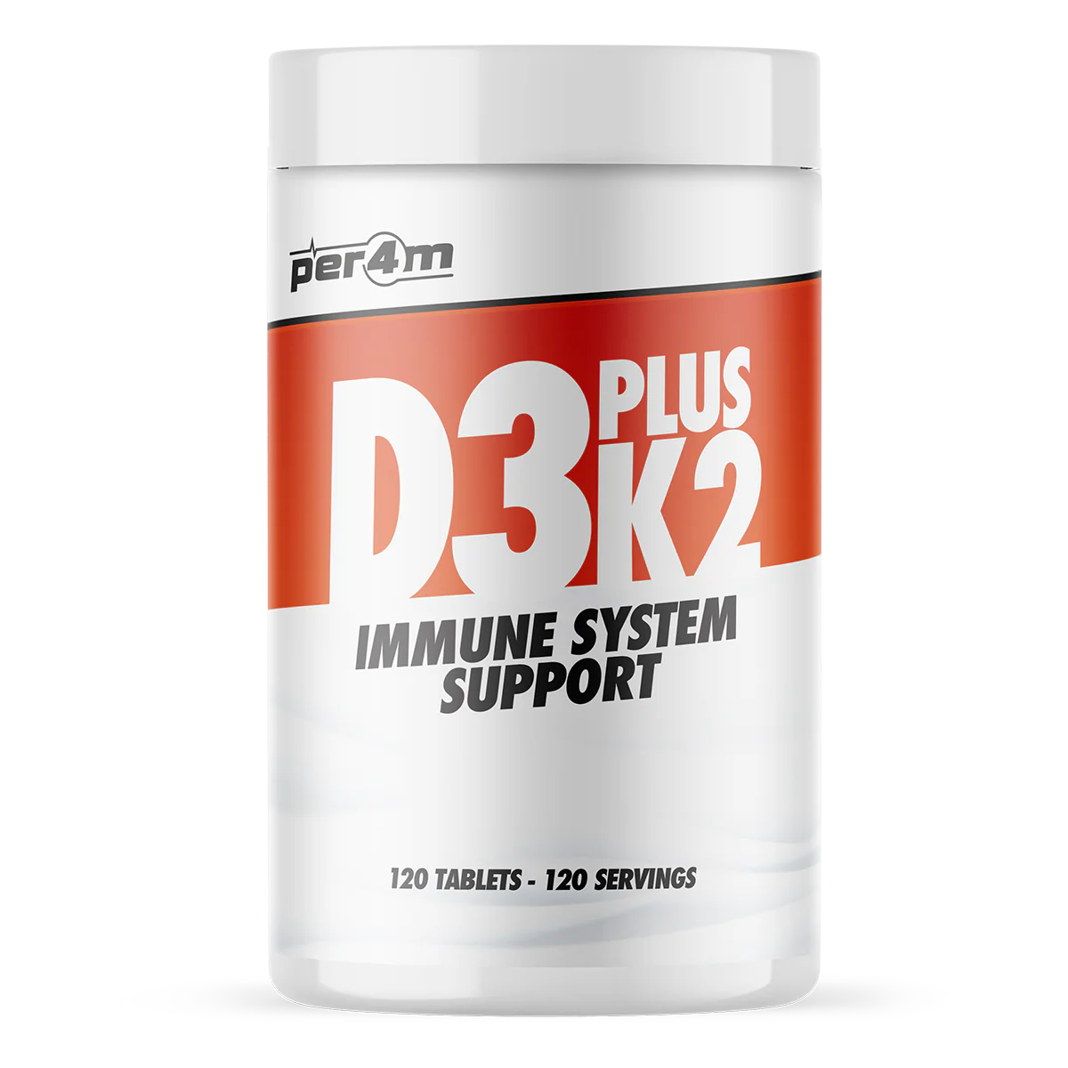 Per4m Vitamin D3 Plus K2 120 tabs